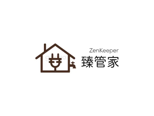 臻管家Logo标志设计