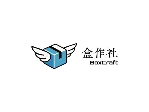 盒作社Logo标志设计