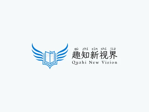 趣知新视界Logo标志设计