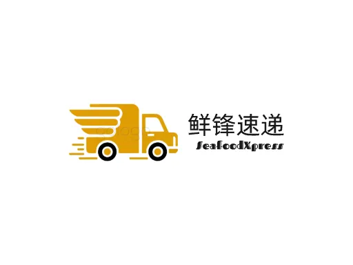 鲜锋速递LOGO图标设计