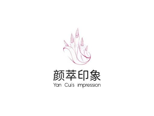 颜萃印象LOGO图标设计