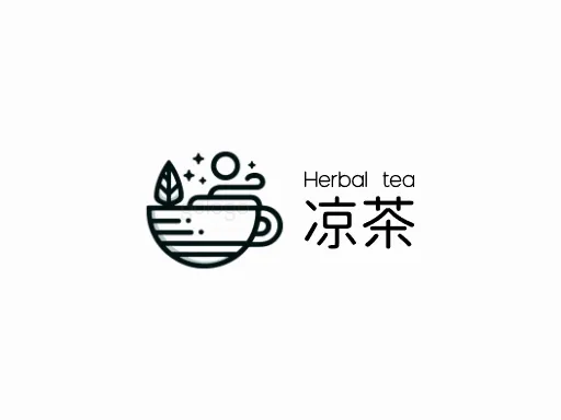 凉茶Logo标志设计