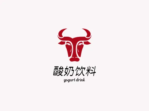 酸奶饮料店铺logo设计