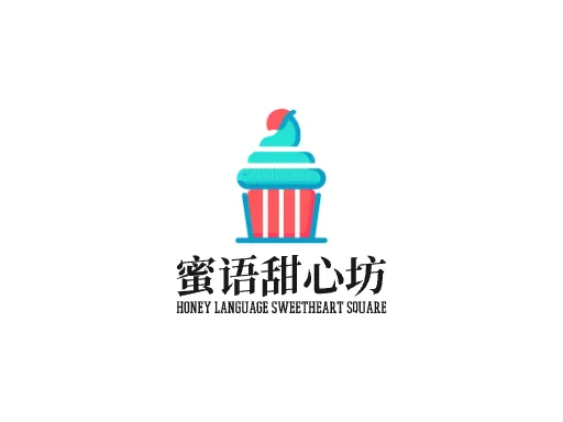 蜜语甜心坊Logo标志设计