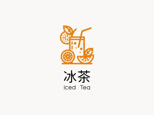 冰茶品牌logo设计