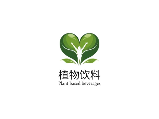 植物饮料Logo标志设计