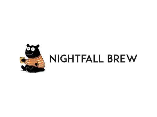 Nightfall Brew店铺logo头像设计