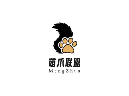 萌爪联盟门店logo设计