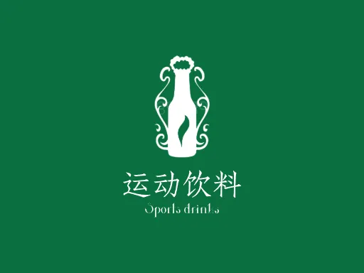 运动饮料logo头像设计