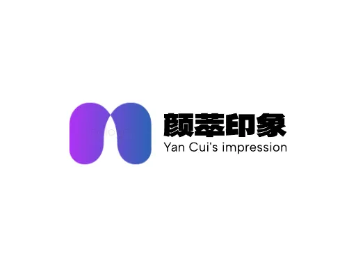 颜萃印象Logo标志设计