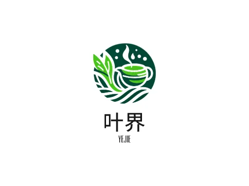 叶界Logo标志设计