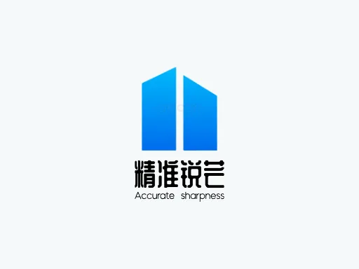 精准锐芒logo设计