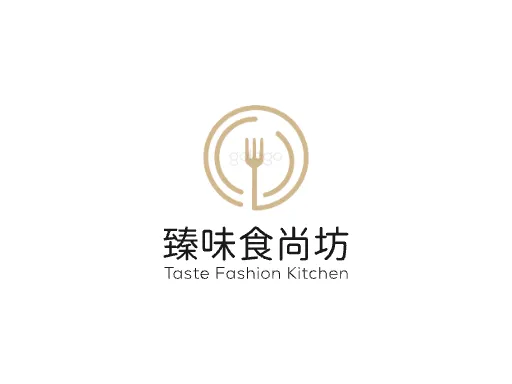 臻味食尚坊店铺logo设计