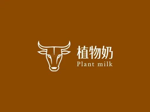 植物奶公司logo设计