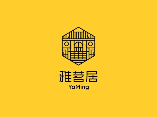 雅茗居公司logo设计