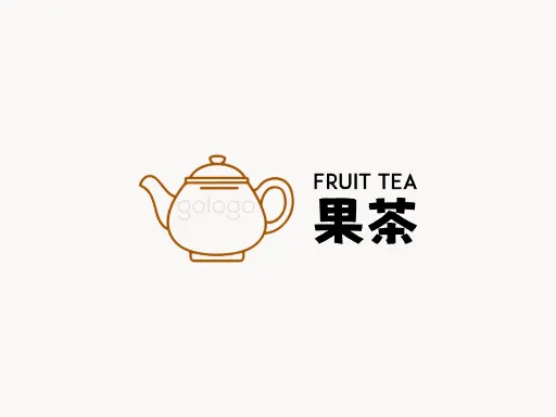 果茶Logo标志设计