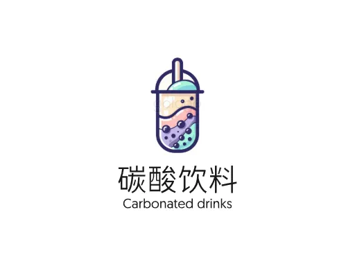 碳酸饮料Logo标志设计