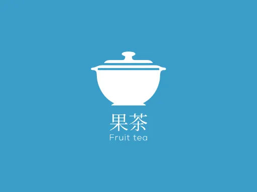 果茶Logo标志设计