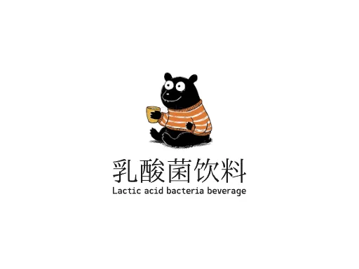 乳酸菌饮料Logo标志设计