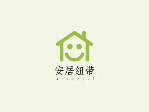 安居纽带Logo标志设计