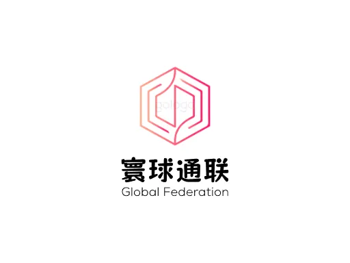 寰球通联Logo标志设计