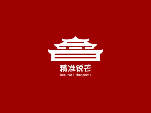 精准锐芒logo设计