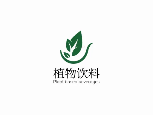 植物饮料店铺logo头像设计