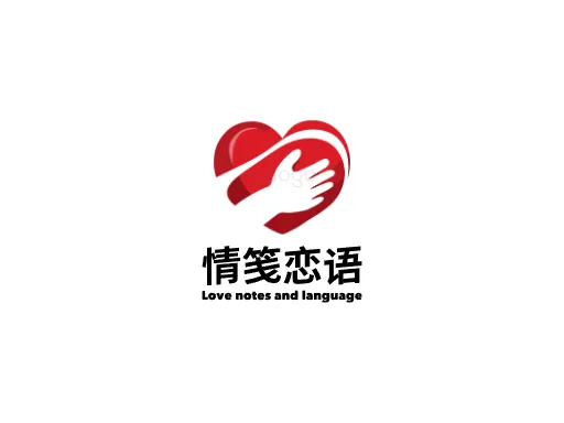 情笺恋语门店logo设计