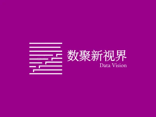 数聚新视界Logo标志设计