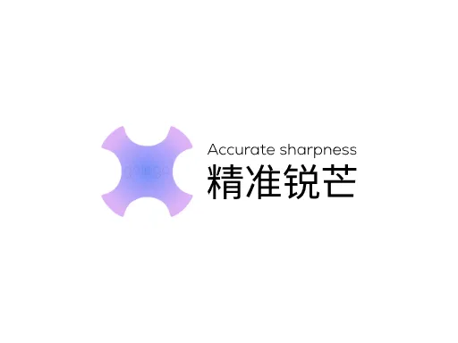 精准锐芒Logo标志设计