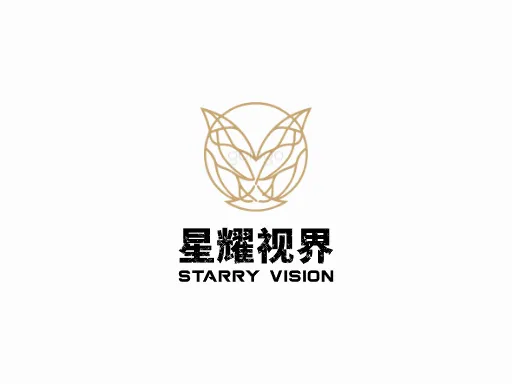 星耀视界logo设计