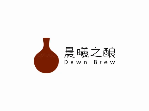 晨曦之酿Logo标志设计