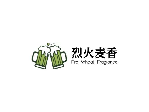 烈火麦香Logo标志设计