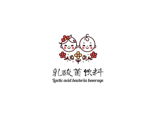 乳酸菌饮料Logo标志设计