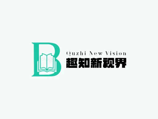 趣知新视界Logo标志设计