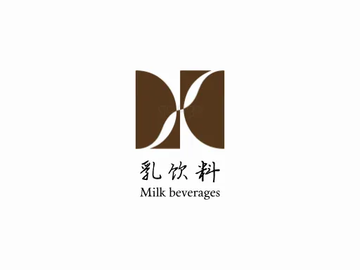 乳饮料Logo标志设计