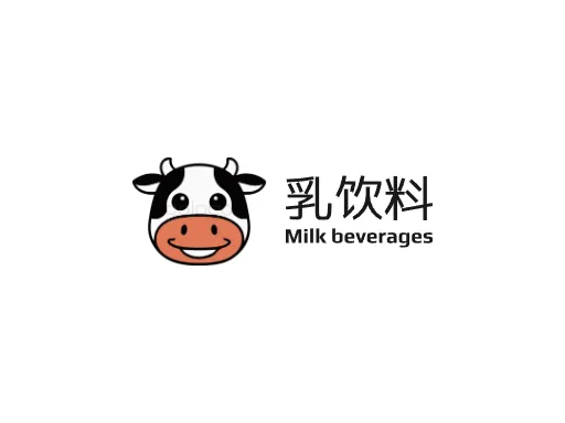 乳饮料店铺logo头像设计