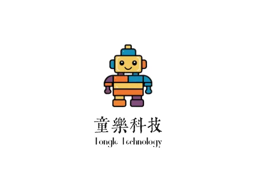 童乐科技Logo标志设计