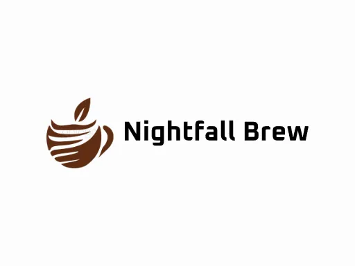 Nightfall Brew店铺logo头像设计