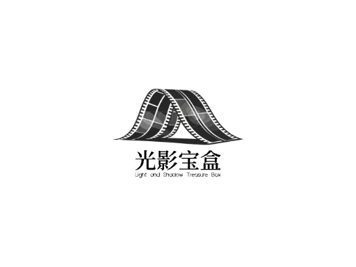 光影宝盒店铺logo头像设计