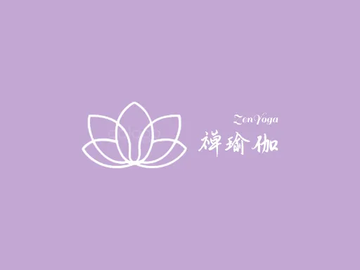 禅瑜伽Logo标志设计