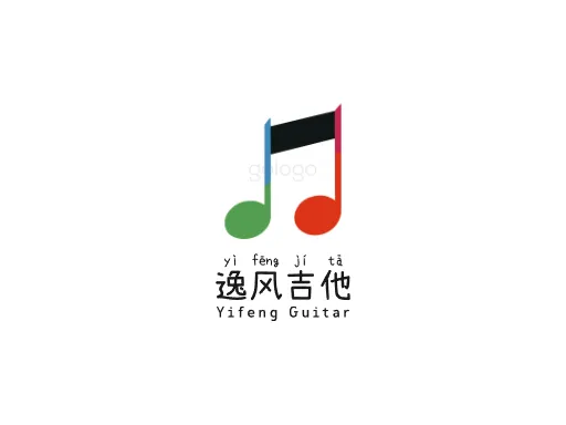 逸风吉他LOGO图标设计