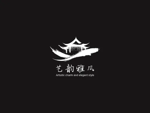 艺韵雅风Logo标志设计