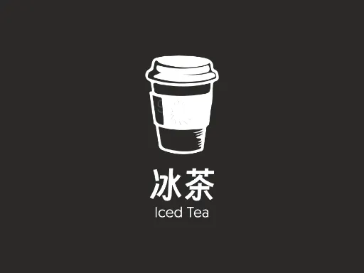 冰茶logo设计