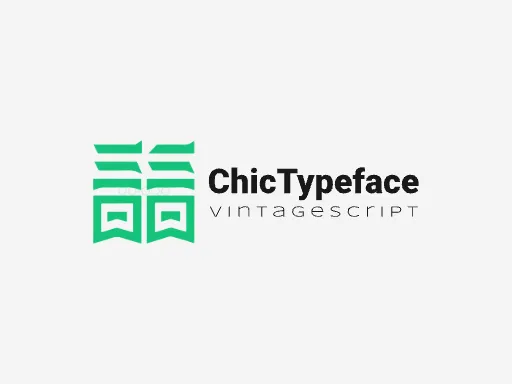 ChicTypeface店铺标志设计