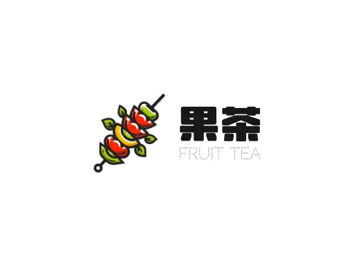 果茶logo设计