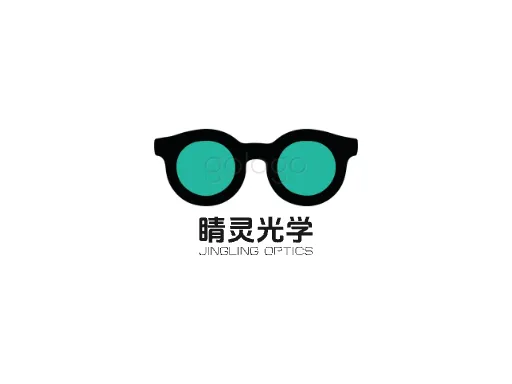 睛灵光学品牌logo设计