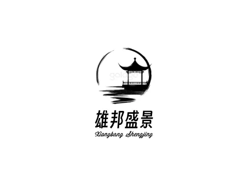 雄邦盛景logo头像设计