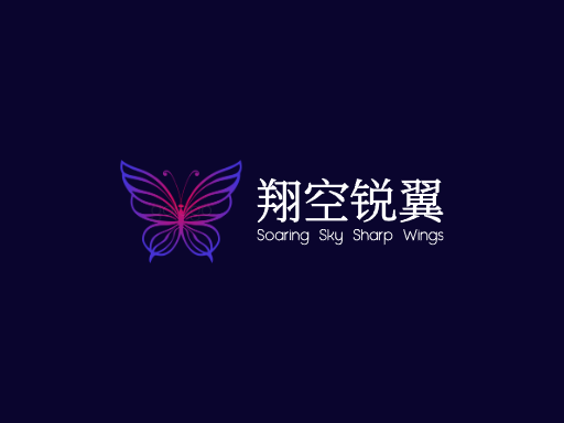 翔空锐翼Logo标志设计-logo设计在线生成