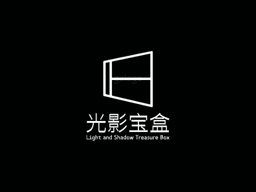 光影宝盒Logo标志设计